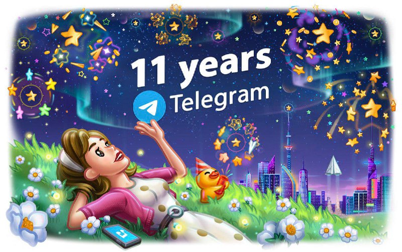 今天是 Telegram 11 岁生日，你关注 @FindBlog 多久了？频道