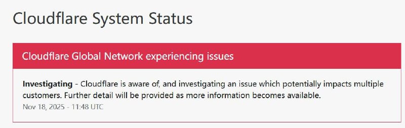 CloudFlare 今日遭遇大规模故障你们的博客还好吗？