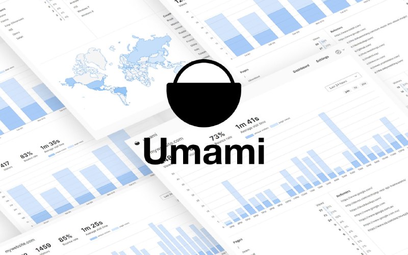 Umami，一款简单、易用、美观、轻量、快速、隐私、安全的开源免费网站统计工具个人博主往往希望统计自己网站的访问量等信息，但出于保护隐私的需要，自建网站统计工具也成为了一种趋势